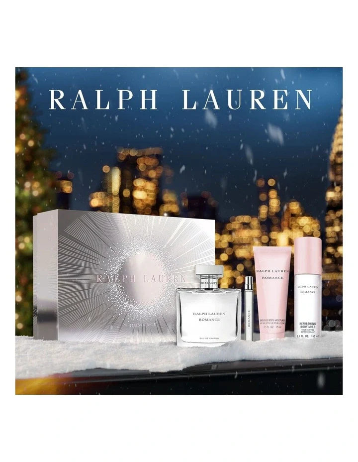Romance by Ralph Lauren Gift Set for Women 3.4 Oz Eau De Parfum Spray