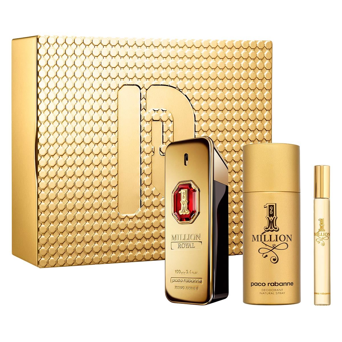 Rabanne One Million Royal Perfume 3/pc set