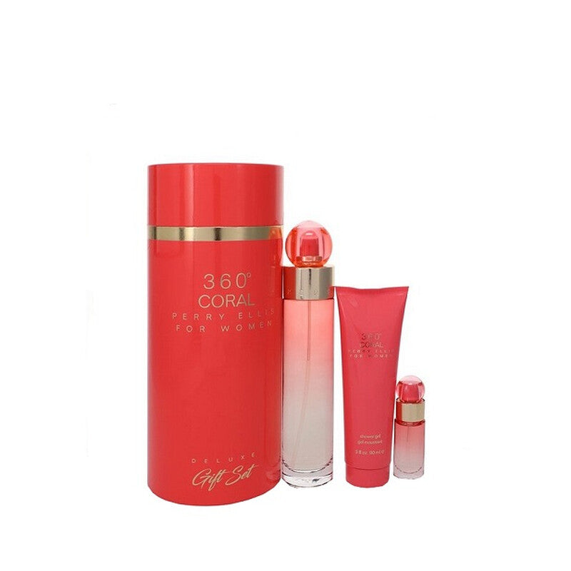 Perry Ellis 360 Coral / Deluxe Gift Set