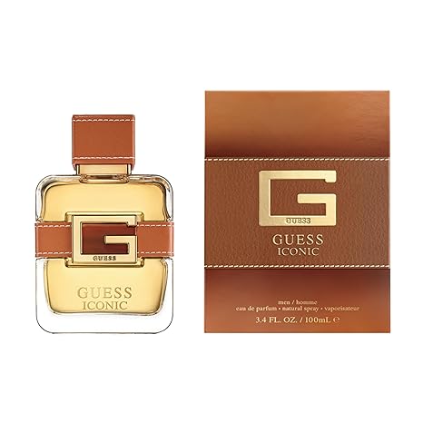 Guess Iconic For Men Eau de Parfum Perfume Spray, Cologne For Men 3.4 Fl. Oz.