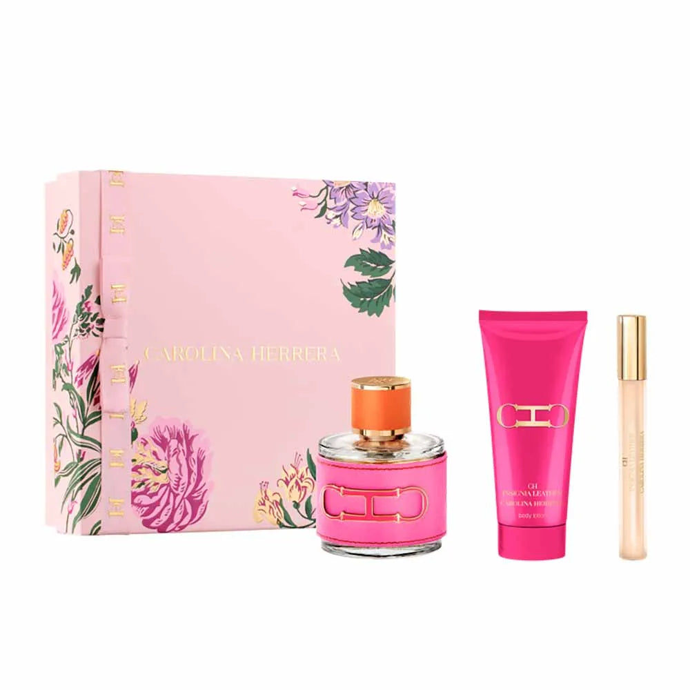 Carolina Herrera Insignia Leather Women Edp Gift Set
