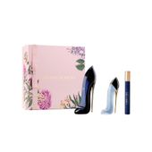 Carolina Herrera Good Girl 3 Pcs Set: 2.7 Eau De Parfum Spray + 1 Oz Hair Mist + 0.34 Eau De Parfum Spray