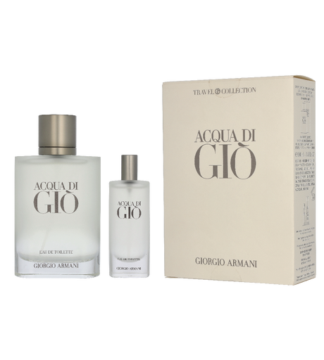 ACQUA DI GIO 2PC SET 3.4OZ & 15ML EDT SP BOTH IN BOX (M)