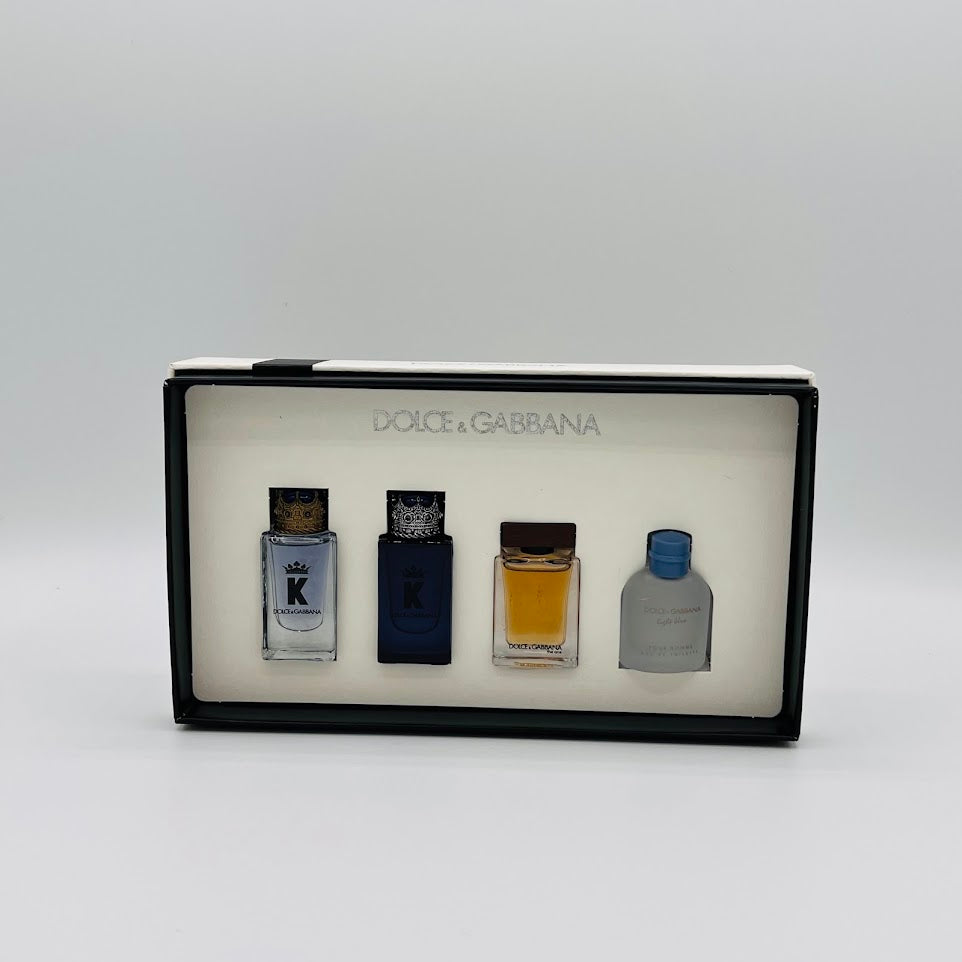 DOLCE & GABBANA 4 PCS MINI SET FOR MEN