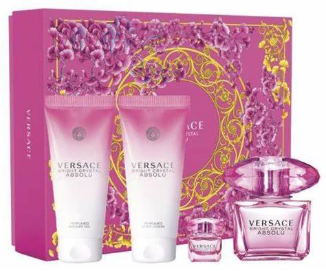 VERSACE Ladies Bright Crystal Absolu Gift Set Fragrances