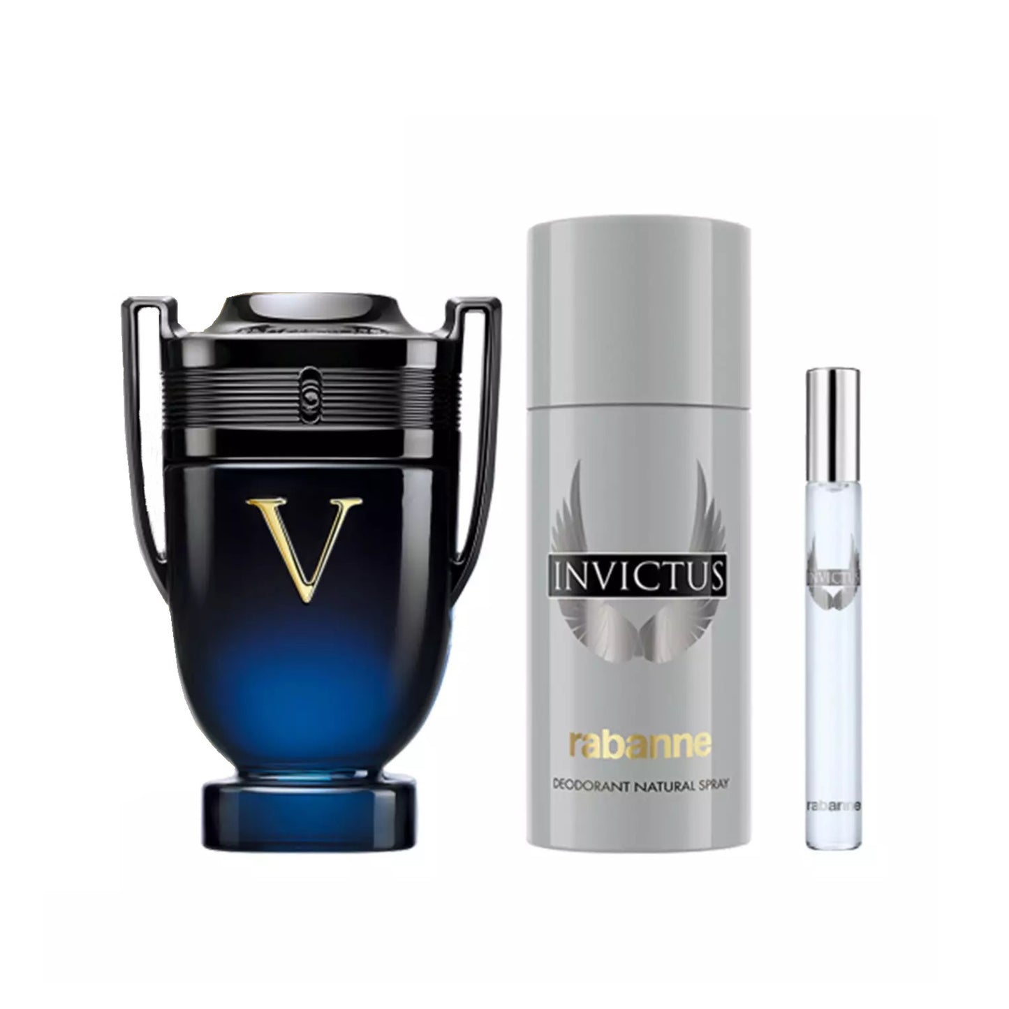 PACO RABANNE INVICTUS VICTORY ELIXIR 3 PCS SET FOR MEN