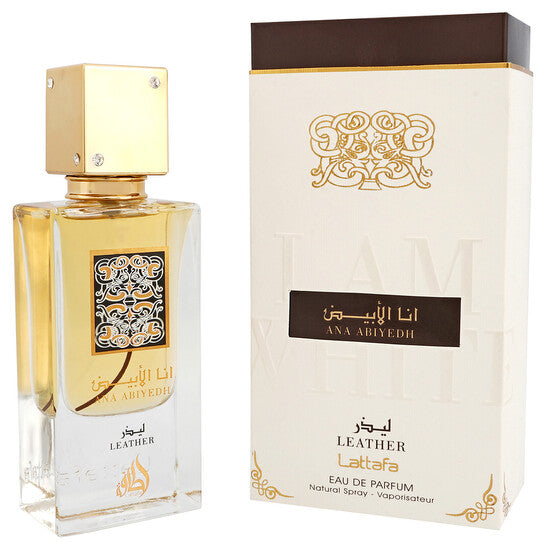 Lattafa Unisex Ana Abiyedh Leather EDP Spray 2 oz