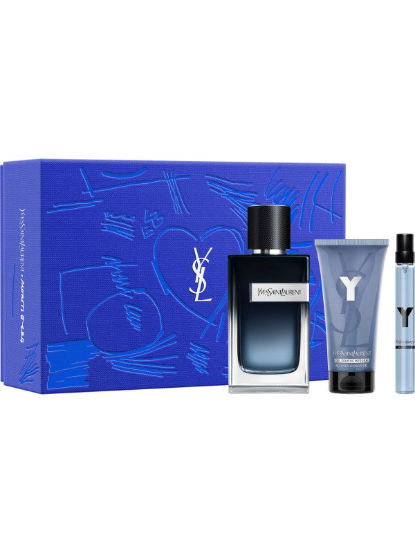 YVES SAINT LAURENT Men's Y Gel 3.4 oz Gift Set Fragrances