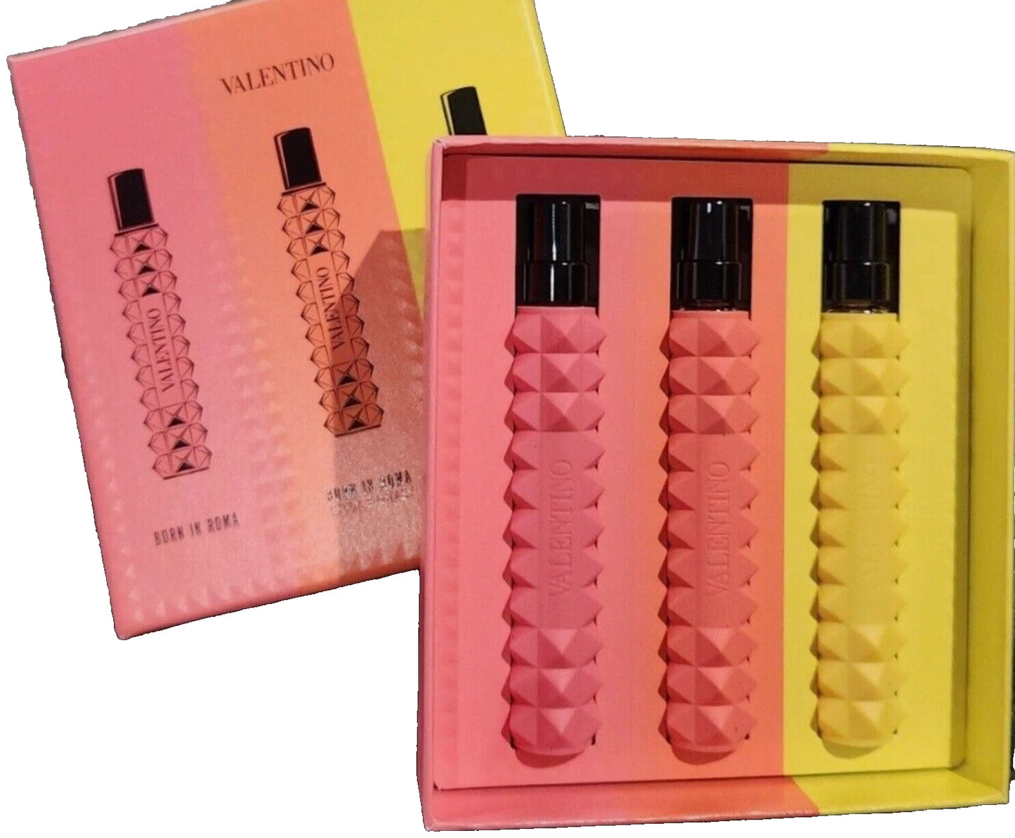 Valentino Born in Roma Womens 3 /Piece Trio Perfume Fragrance Gift Set
