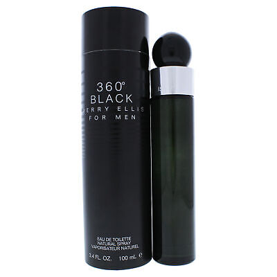 360 Black by Perry Ellis for Men - 3.4 oz EDT