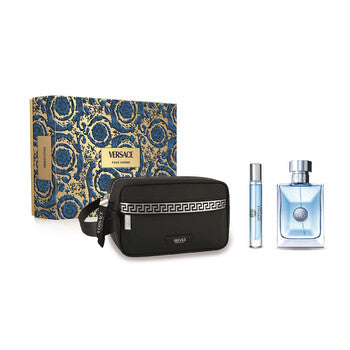 Versace Pour Homme Eau De Toilette For Men 3 Piece Gift Set 100ML
