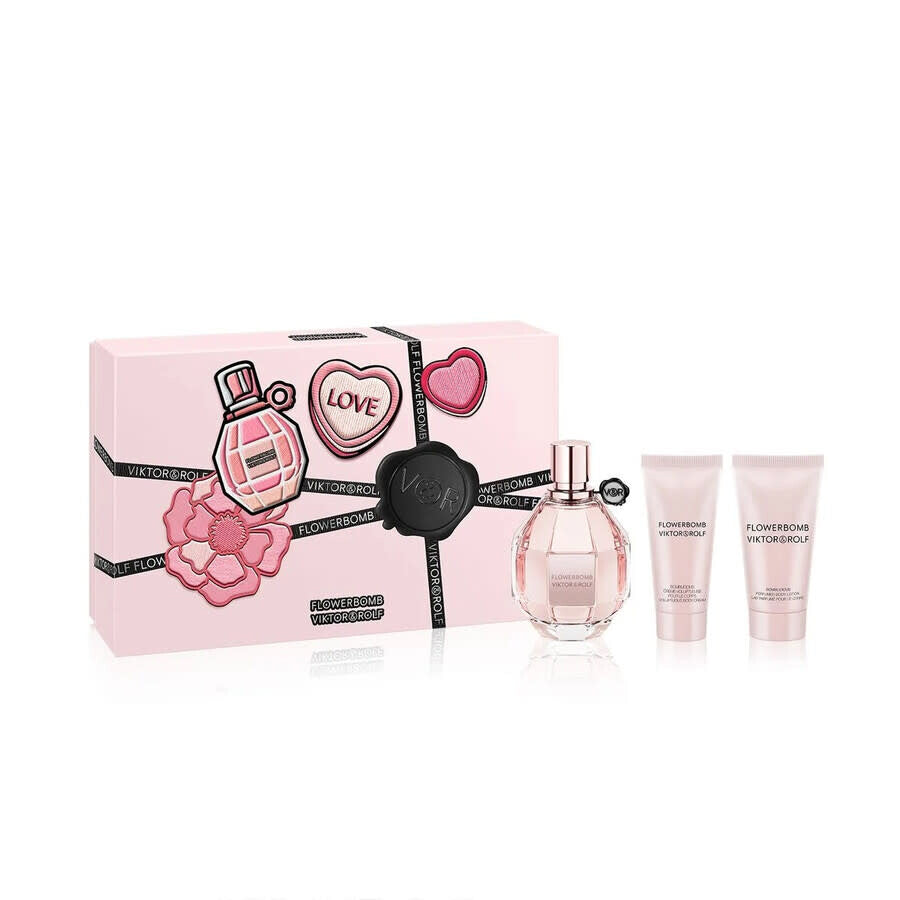 Viktor & Rolf Ladies Flowerbomb 3 oz Gift Set