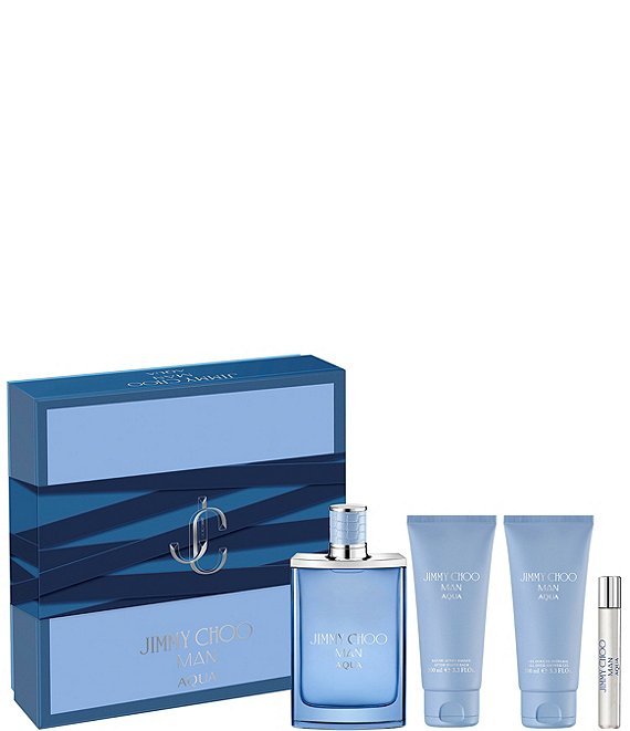 JIMMY CHOO AQUA Men's 4-Pc. Man Eau de Toilette Gift Set