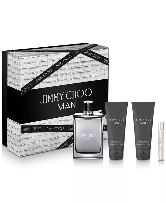 JIMMY CHOO Men's 4-Pc. Man Eau de Toilette Gift Set