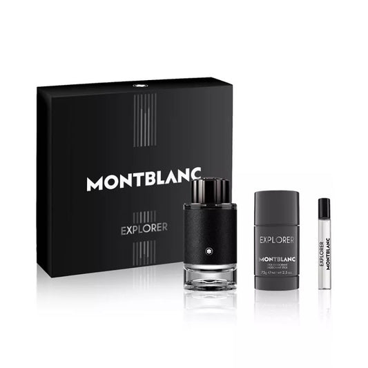 Montblanc Explorer Men's 3-Piece Eau de Parfum Gift Set