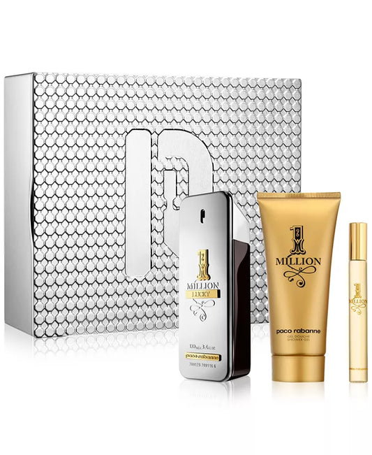 Paco Rabbane Men's 3-Pc. 1 Million Lucky Eau de Toilette Gift Set