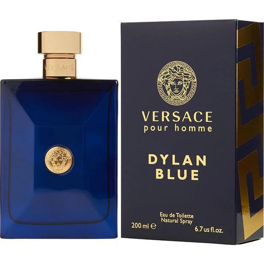 Dylan Blue Men EDT Spray 6.8 oz by Versace