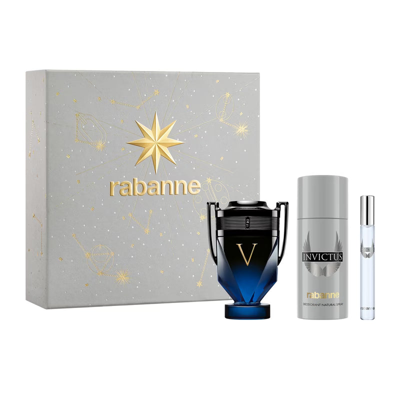 Rabanne Invictus Victory Elixir Parfum 3-Piece Gift Set
