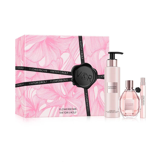 Flowerbomb EDP 100 ml + Body Lotion + Travel Size Set