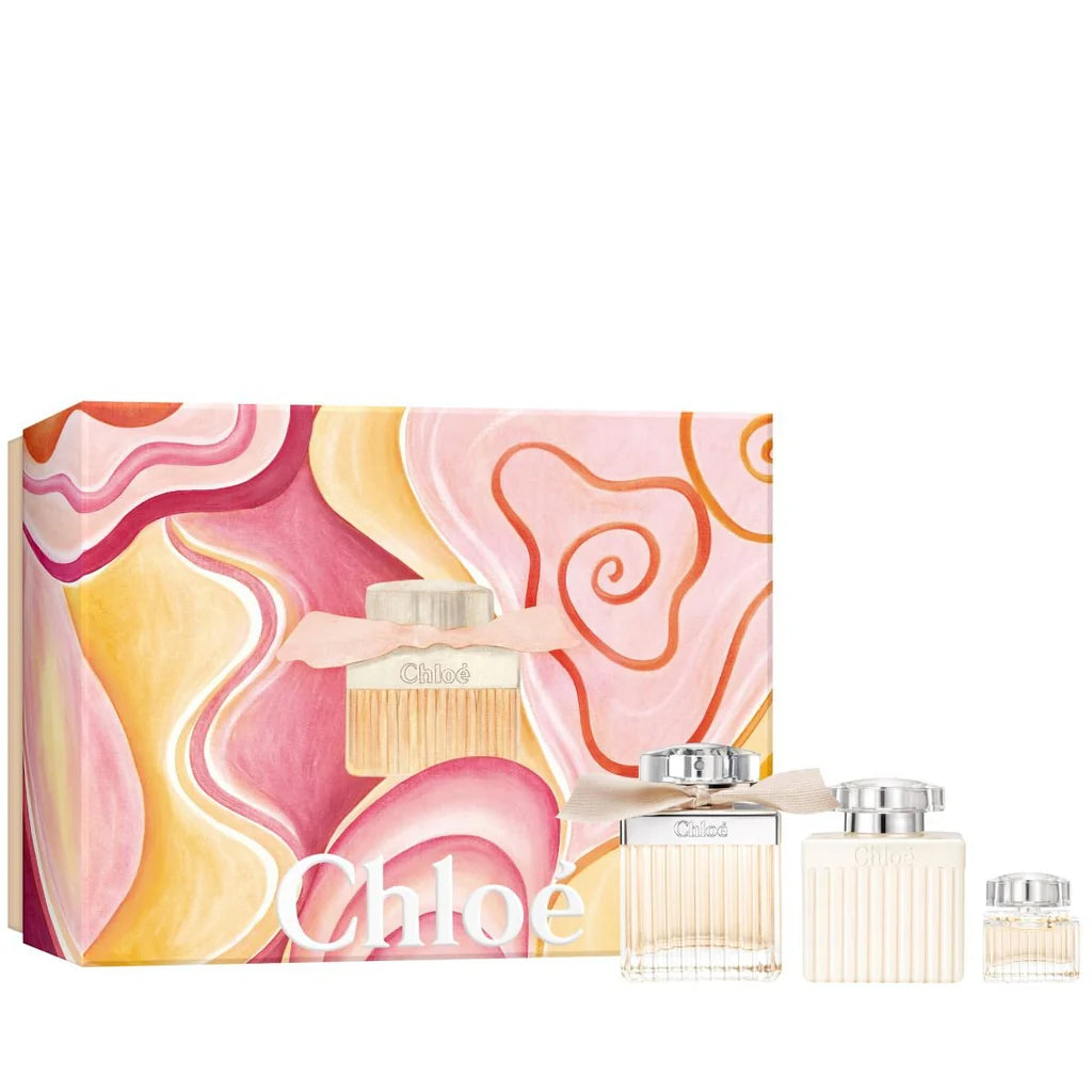 Chloe by CHLOE 2.5 oz EDP Spray +5 ml EDP Mini+3.4 oz B/Lotion