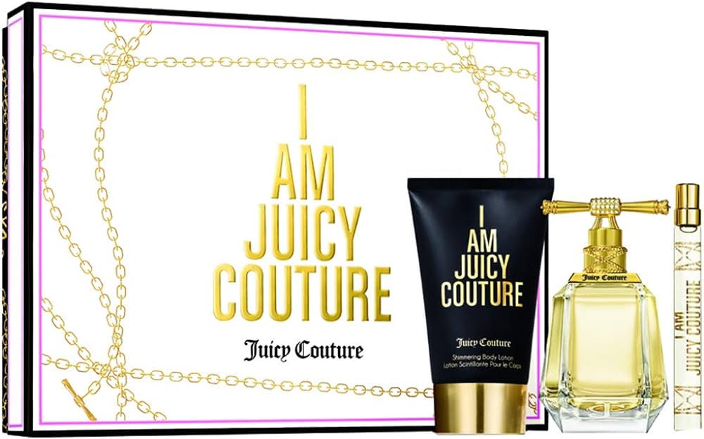 I Am Juicy Couture Gift Set for Women - 3.4 EDP + 4.2 Lotion + 10ml EDP