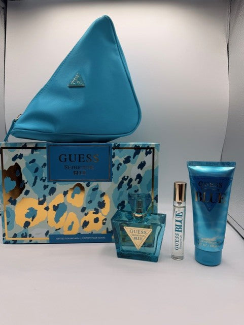 GUESS SET SEDUCTIVE BLUE FOR HER 4PZAS