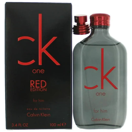 C.K. One Red Edition by Calvin Klein for Men - 3.4 oz