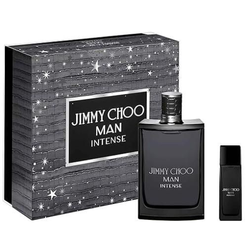 Jimmy Choo Man Intense Eau de Toilette Jumbo 2 Piece Set - 6.7 fl. oz. Spray, 0.5 fl. oz. Travel Spray - Long Lasting Fragrance with