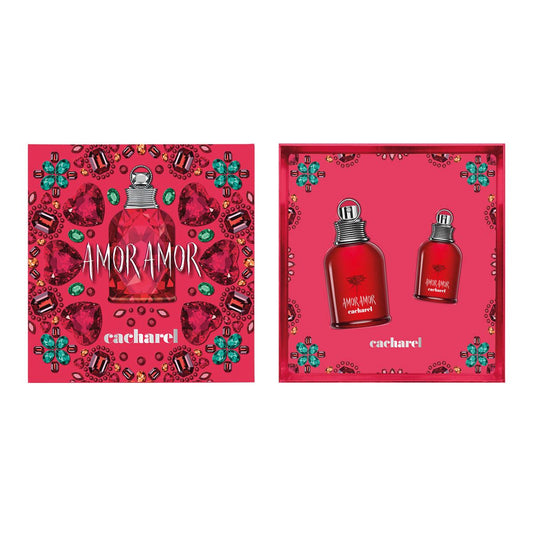 Cacharel Amor 3.4 oz + 1.0 oz Eau De Toillete 100 ml + 30 ml New Box
