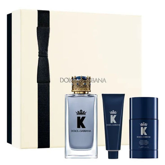 DG KING SET 3.4oz EDT SP+1.7oz SG+2.5oz DEO (M)