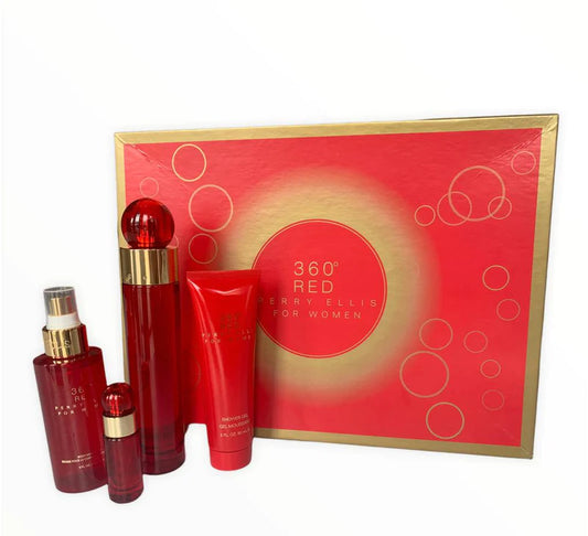 PERRY ELLIS Ladies 360 Red Gift Set Fragrances