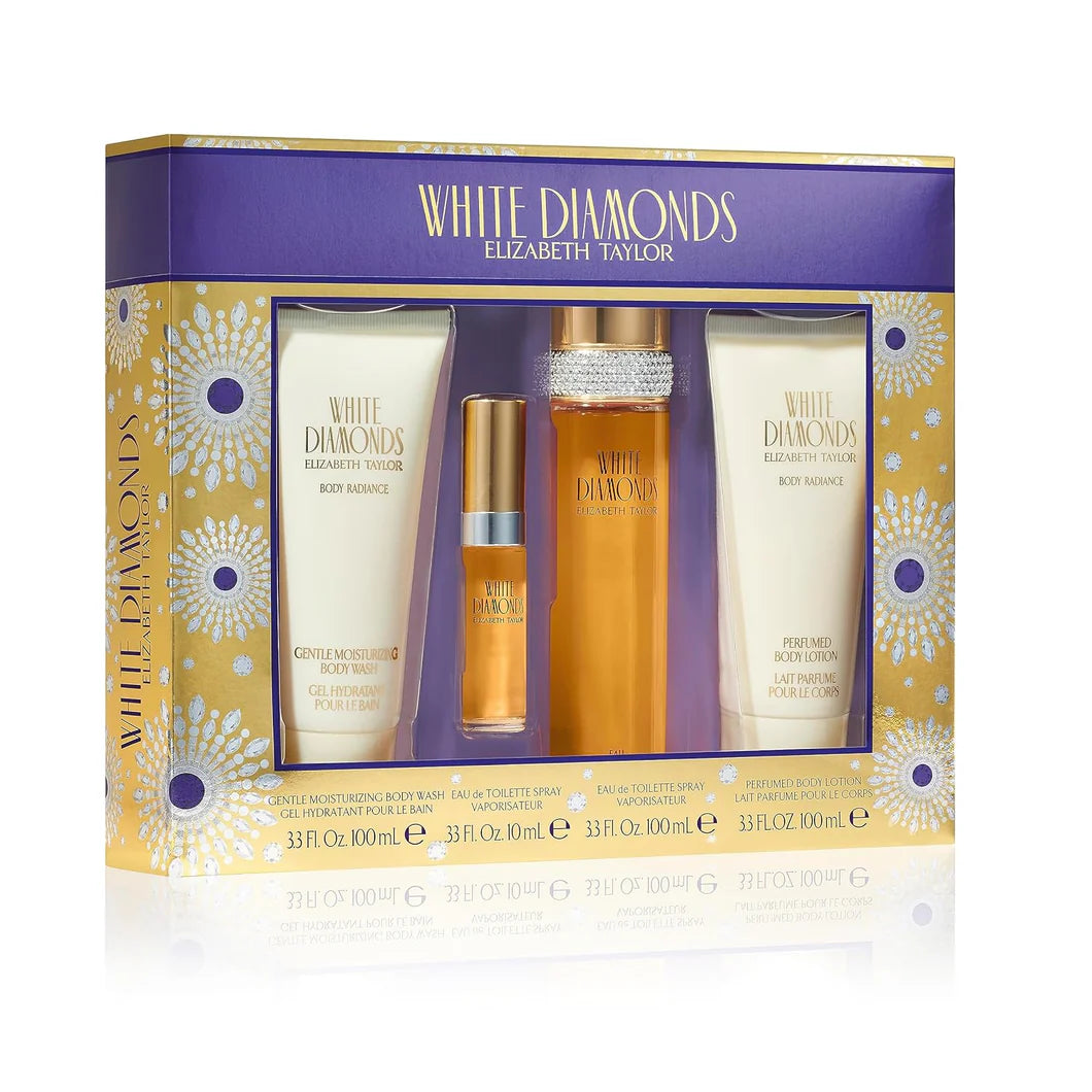 Elizabeth Taylor Ladies White Diamonds Gift Set