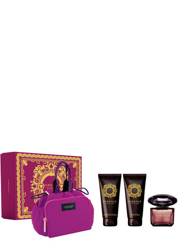 VERSACE  Crystal Noir Gift Set 4/PCS