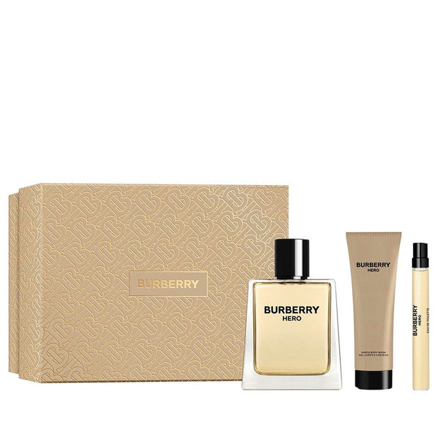 Hero Eau de Toilette by Burberry 3-PC Mens Gift Set