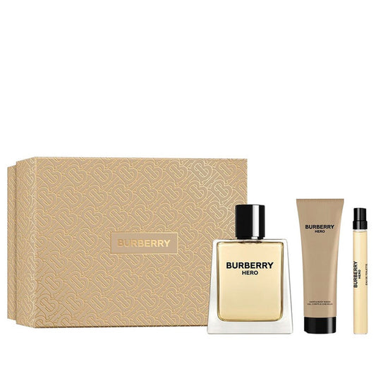 Hero Eau de Toilette by Burberry 3-PC Mens Gift Set