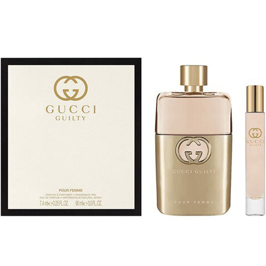 Gucci Guilty Eau de Parfum Set (EDP 90ml + EDP 7,4ml Roller Ball) for Women