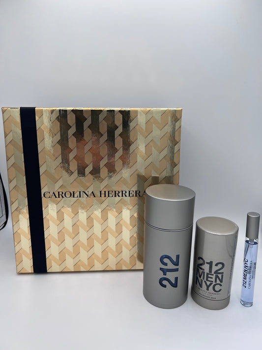 Carolina Herrera 212 Men NYC 3/PC SET