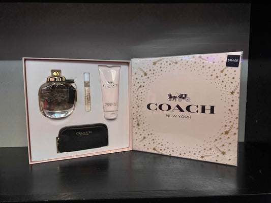 Coach New York Eau De Parfum 4 Piece Set