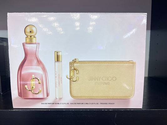GIFTSET I WANT CHOO WITH LOVE 3 PCS SET