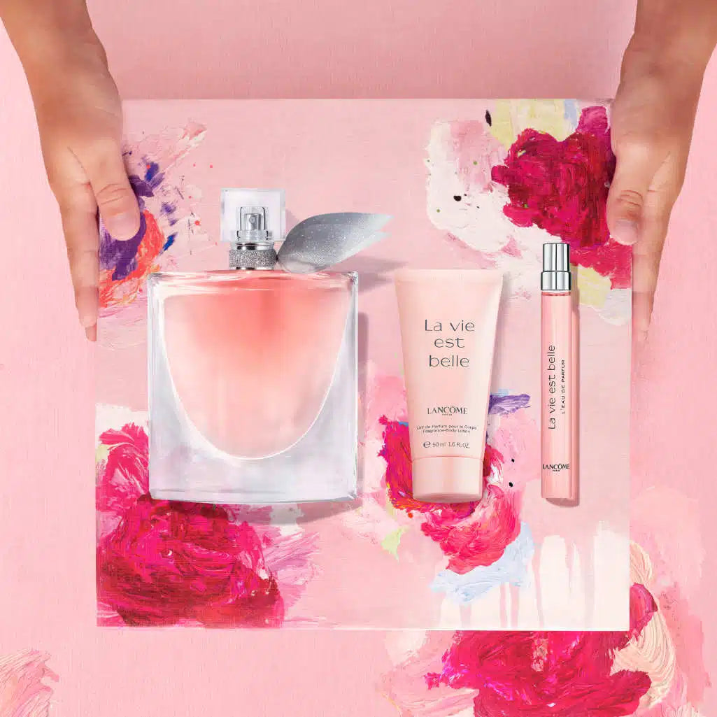 Lancome LA VIE EST BELLE EAU DE PARFUM 100ML -3/pc set