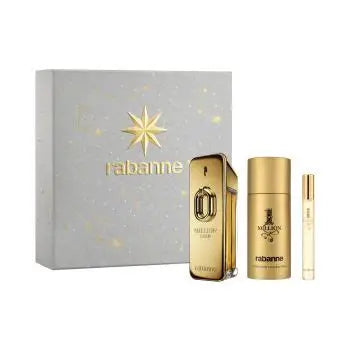 Rabanne Million Gold Eau de Parfum Intense Spray 100ml Set 3 Pieces