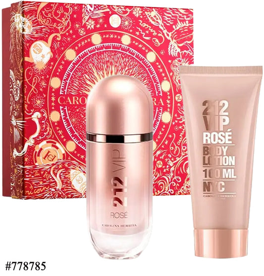 212 Vip Rose Gift Set by Carolina Herrera 2/pc