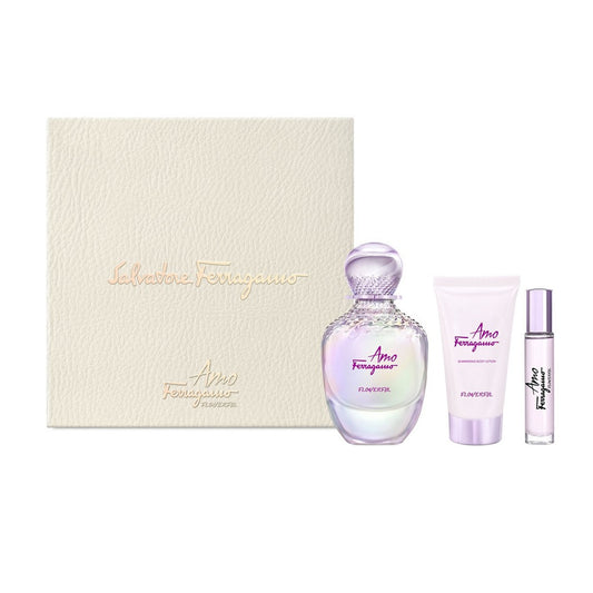 SALVATORE FERRAGAMO AMO FERRAGAMO FLOWERFUL (GIFT SET)