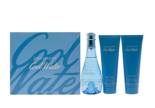 Ladies Cool Water Gift Set Fragrances by DAVIDOFF