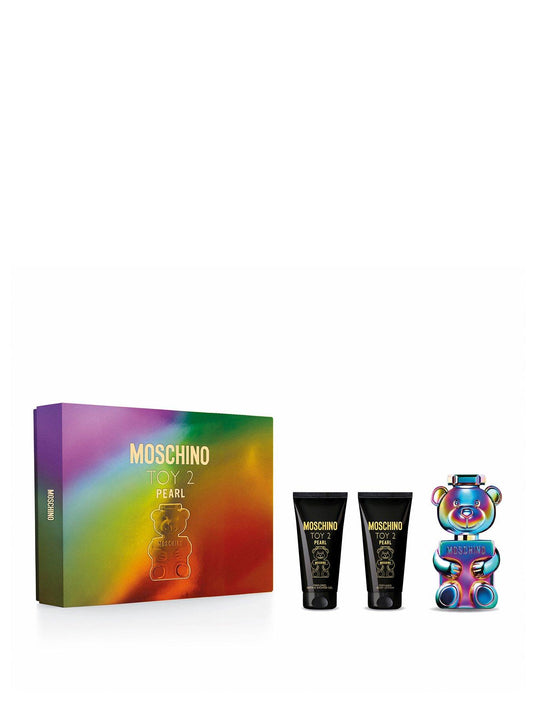 MOSCHINO TOY 2 PEARL SET 3.4oz EDP SP+10ml EDP SP+3.4oz BODY LOTION+3.4oz S.G