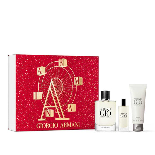 Giorgio Armani Acqua Di Giò Homme Men's Set EDP 125 ml + Mini 15 ml + Gel 75 ml