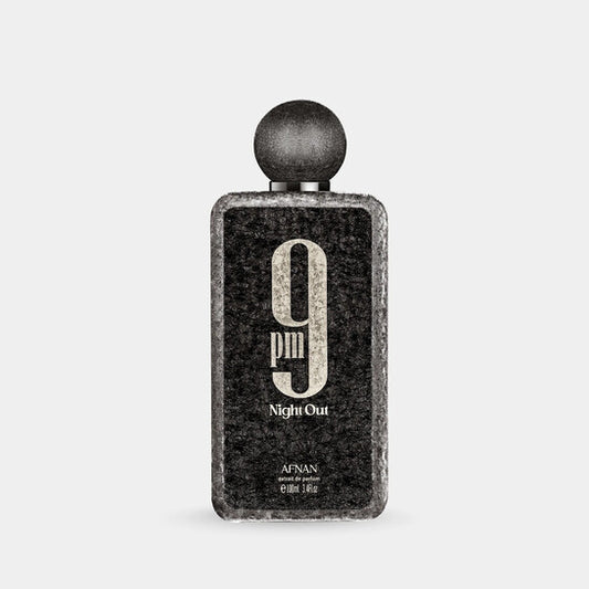 Afnan Unisex 9 PM Night Out Extrait de Parfum Spray 3.4 oz