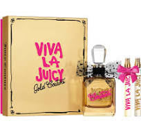 Viva La Juicy Gold Couture 3 Piece Fragrance Gift Set for Women