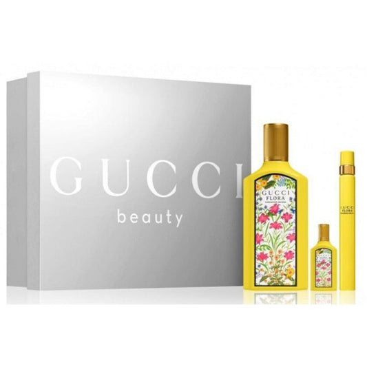 Gucci Ladies Flora Gorgeous Orchid Gift Set Fragrances