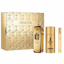Rabanne Million Gold Eau de Parfum Intense Spray 100ml Set 3 Pieces